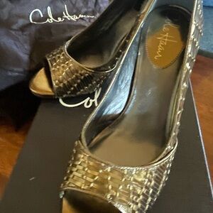 Bronze heels New in box 8